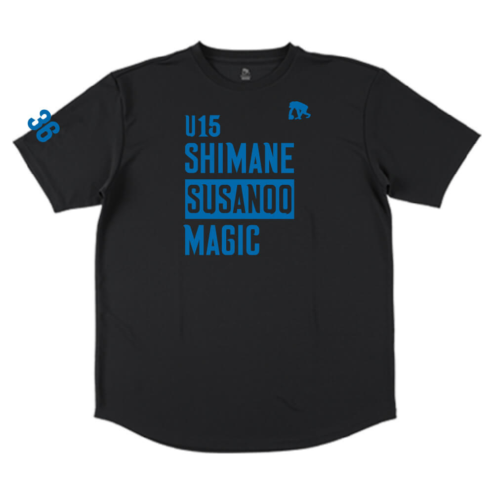 [U15]半袖Tシャツ (ブラック)