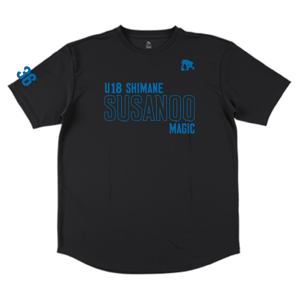 [U18]半袖Tシャツ (ブラック)