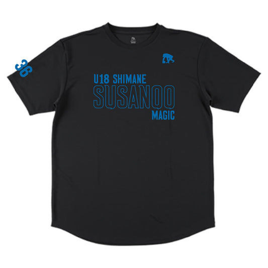 [U18]半袖Tシャツ (ブラック)