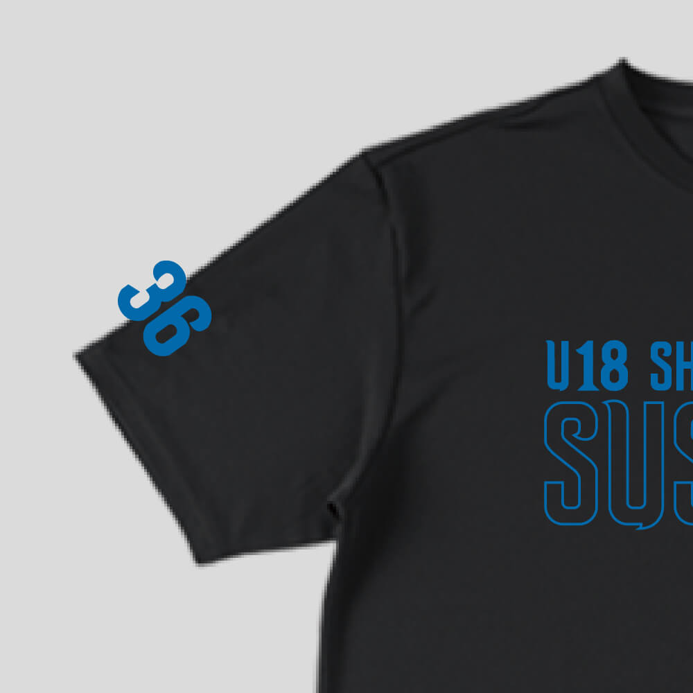 [U18]半袖Tシャツ (ブラック)
