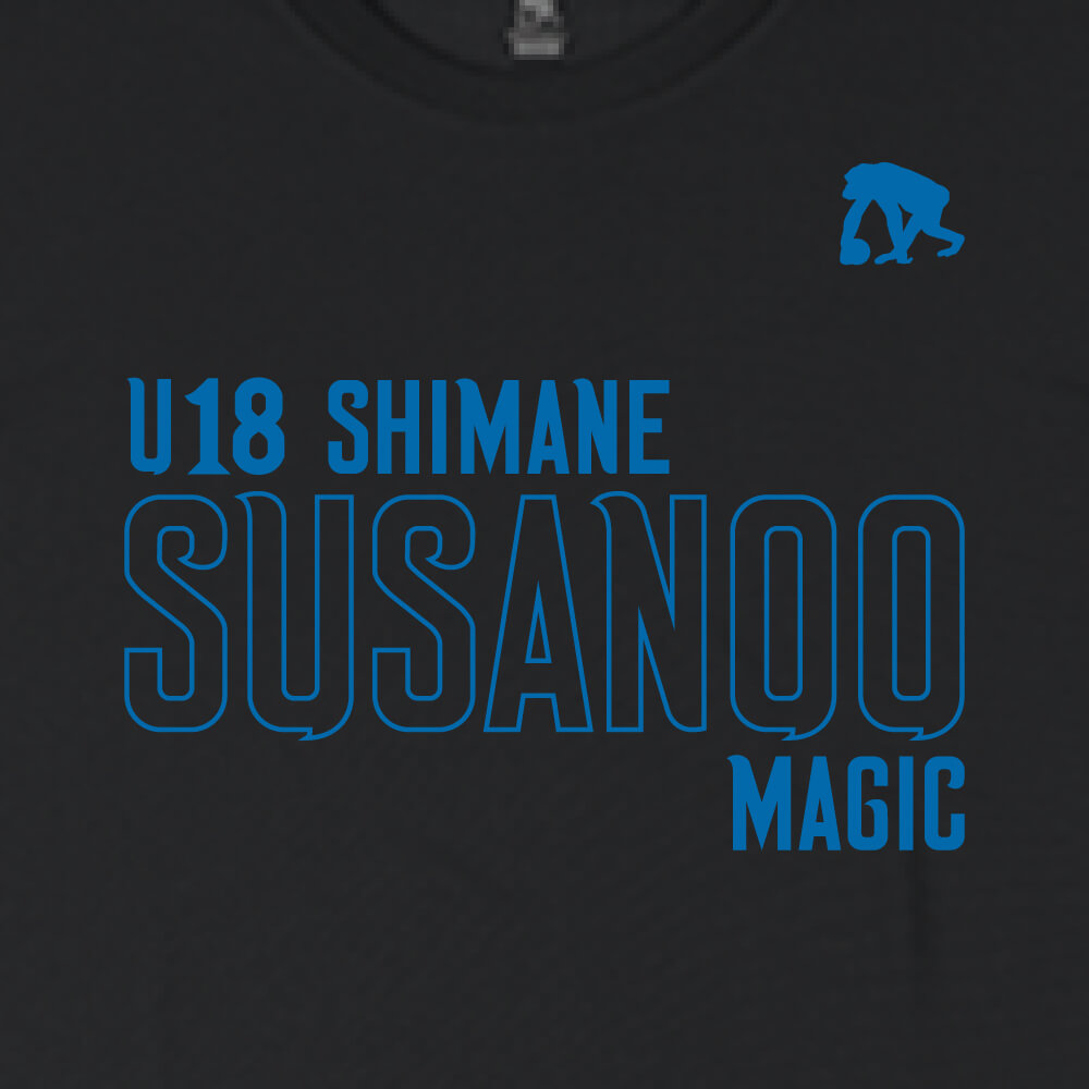 [U18]半袖Tシャツ (ブラック)