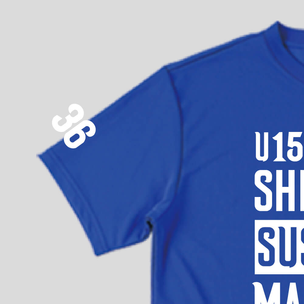 [U15]半袖Tシャツ (ブルー)