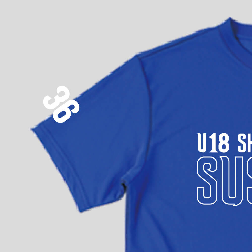 [U18]半袖Tシャツ (ブルー)