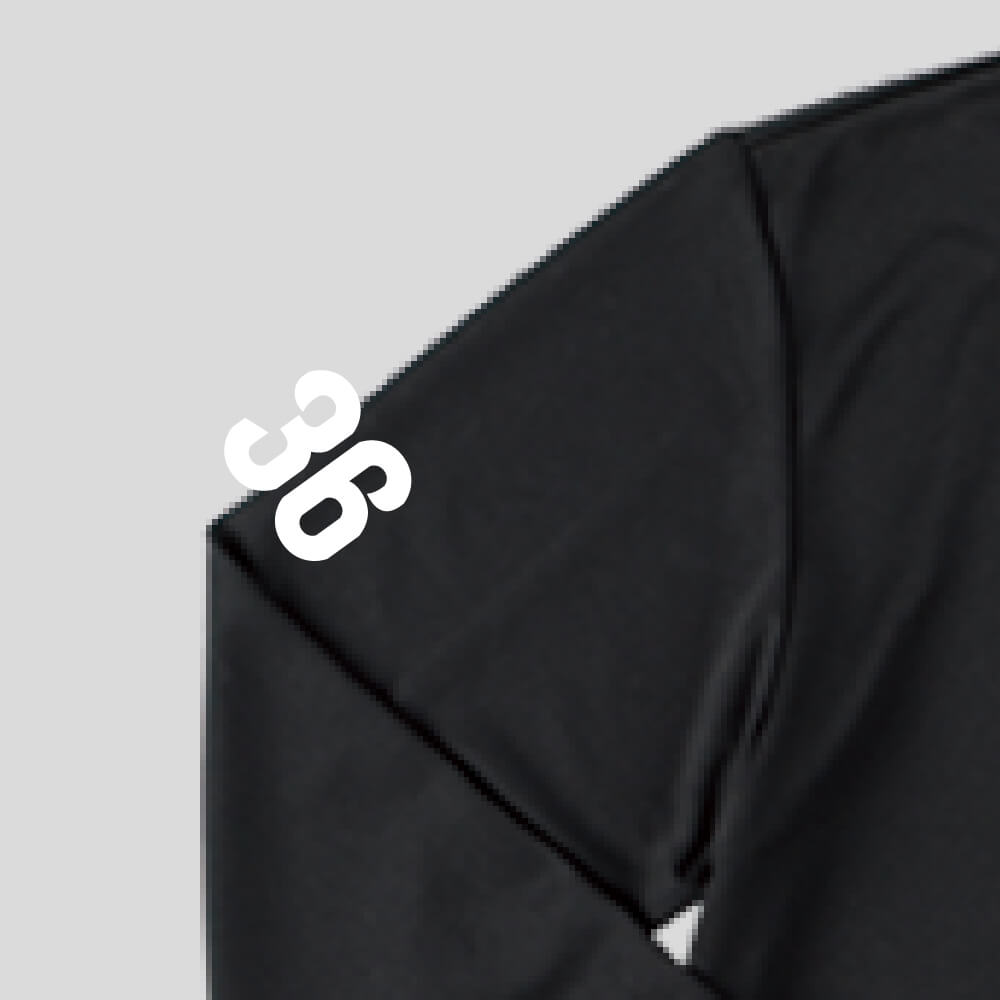 [U15]長袖Tシャツ (ブラック)