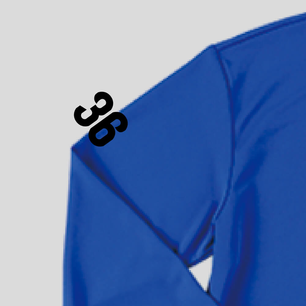 [U15]長袖Tシャツ (ブルー)