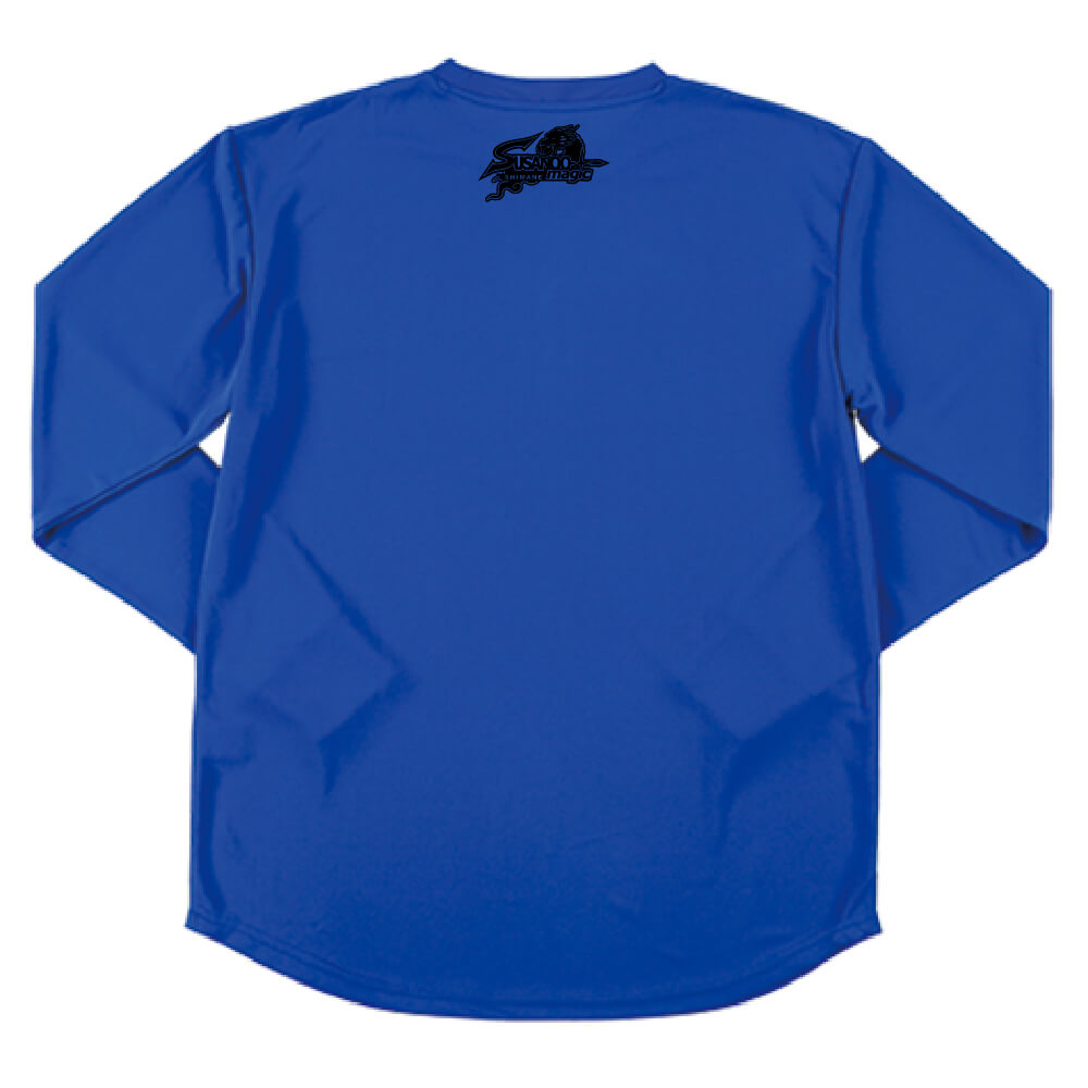 [U15]長袖Tシャツ (ブルー)