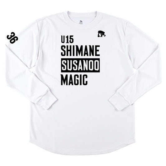 [U15]長袖Tシャツ (ホワイト)