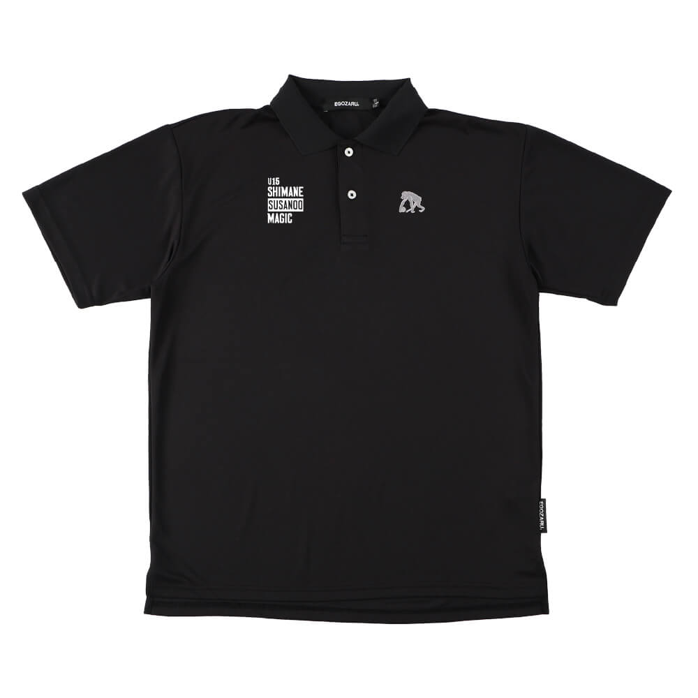 [U15]ポロシャツ (ブラック)
