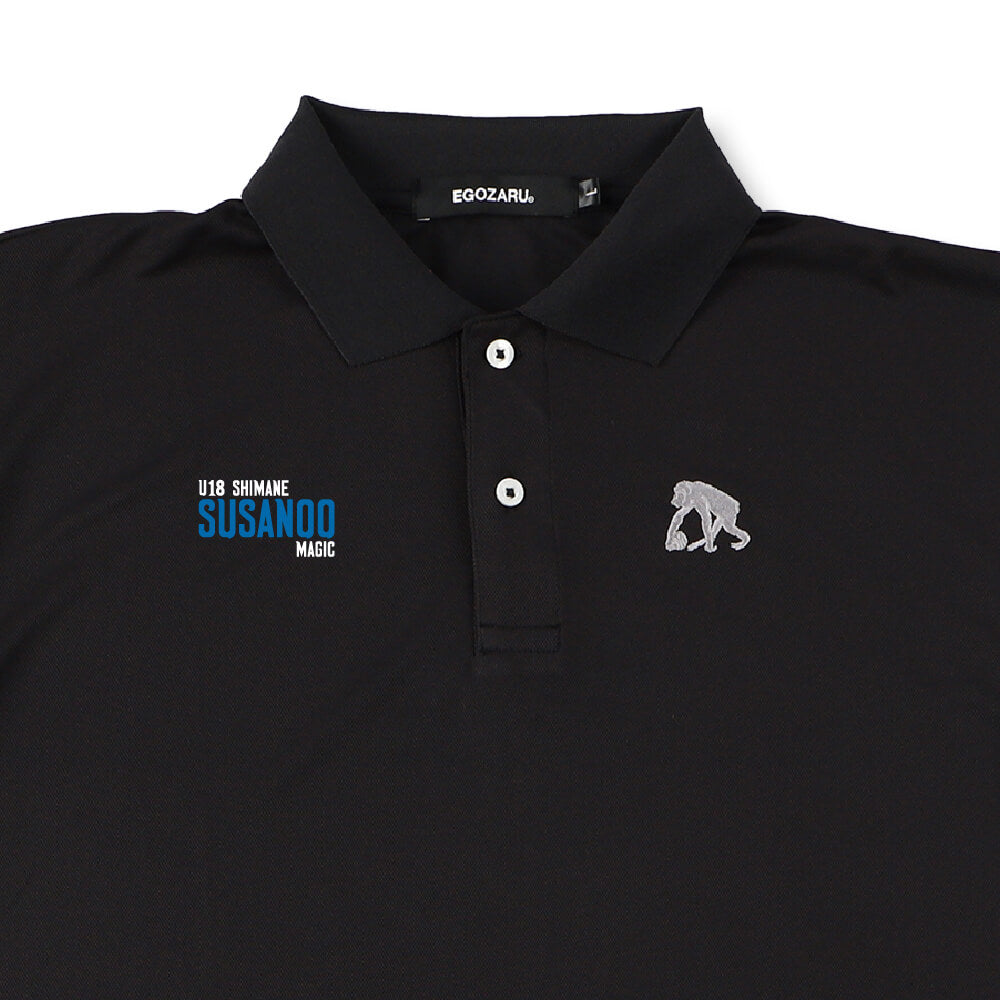 [U18]ポロシャツ (ブラック)