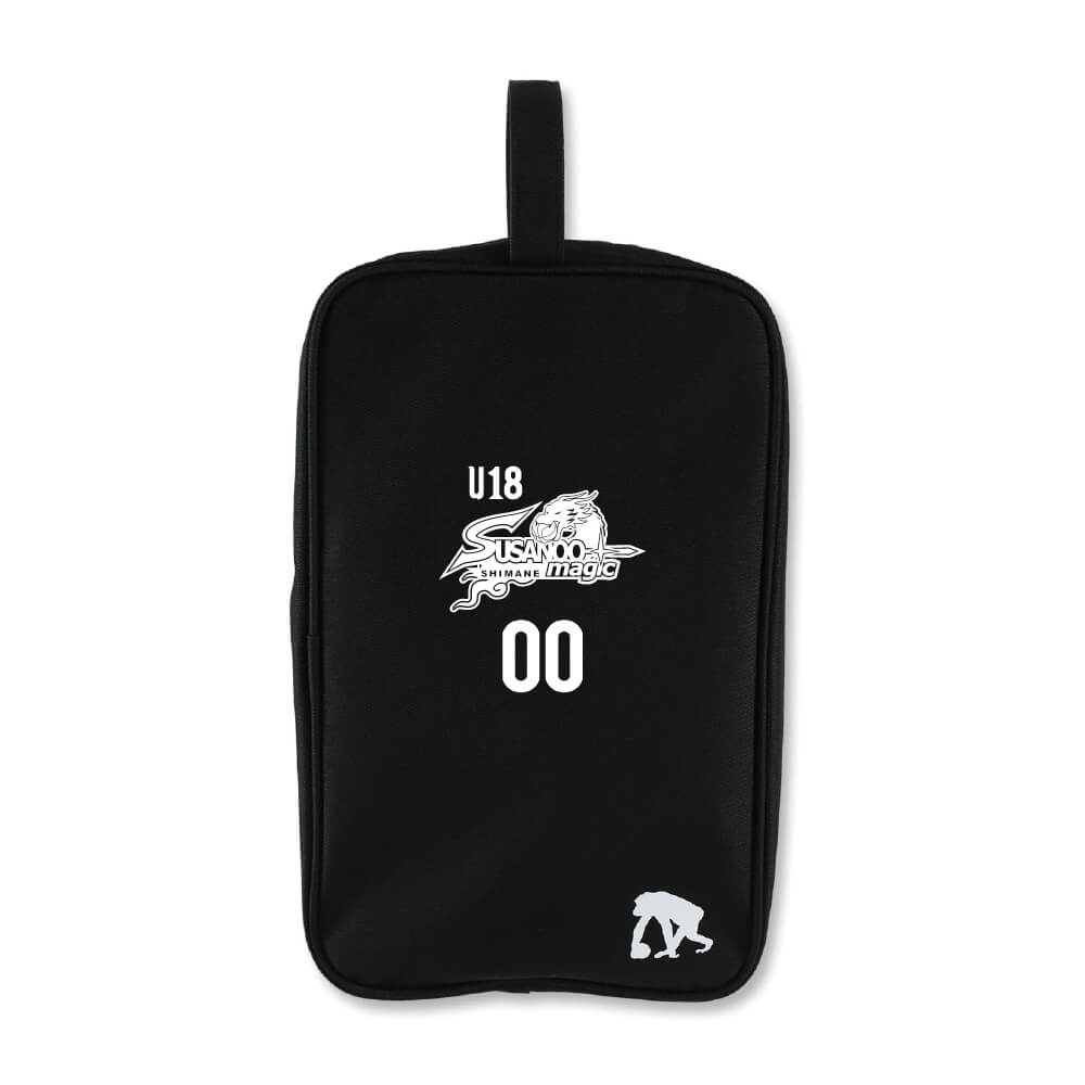 [U18]ボックスシューズバック (ブラック)