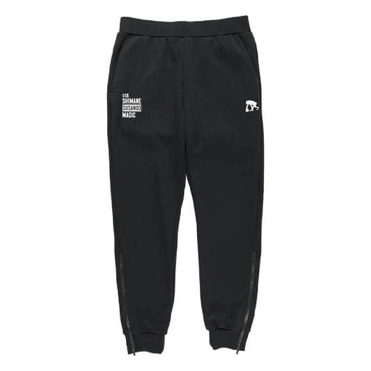 [U15]スウェットジョガーパンツ (ブラック)