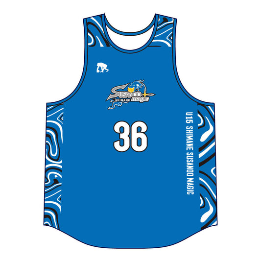 [U15]昇華 タンクトップ (ブルー)